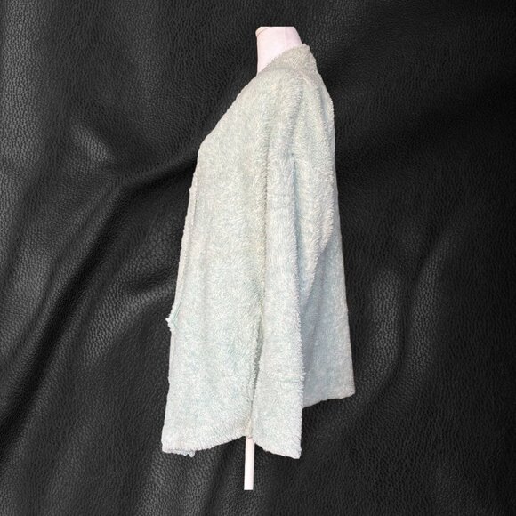 *NWT* Soft Surroundings Soft Blue Cozy Up Cardi Size L - Cozycore, Cabincore - Picture 4 of 10